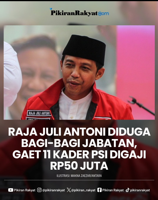Mantap kali kau <a href="/RajaJuliAntoni/">Raja Juli Antoni, MA., Ph.D.</a> Makin setia kawan 
<a href="/psi_id/">DPP PSI</a> Pasti bangga punya kader kek gini