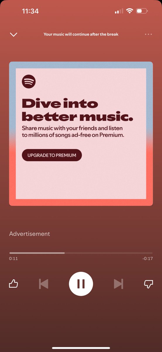 LoisMariee321's tweet photo. @Spotify ermmm! Why am I getting ads when I pay for Spotify premium?! https://t.co/gpIFk3XNbu