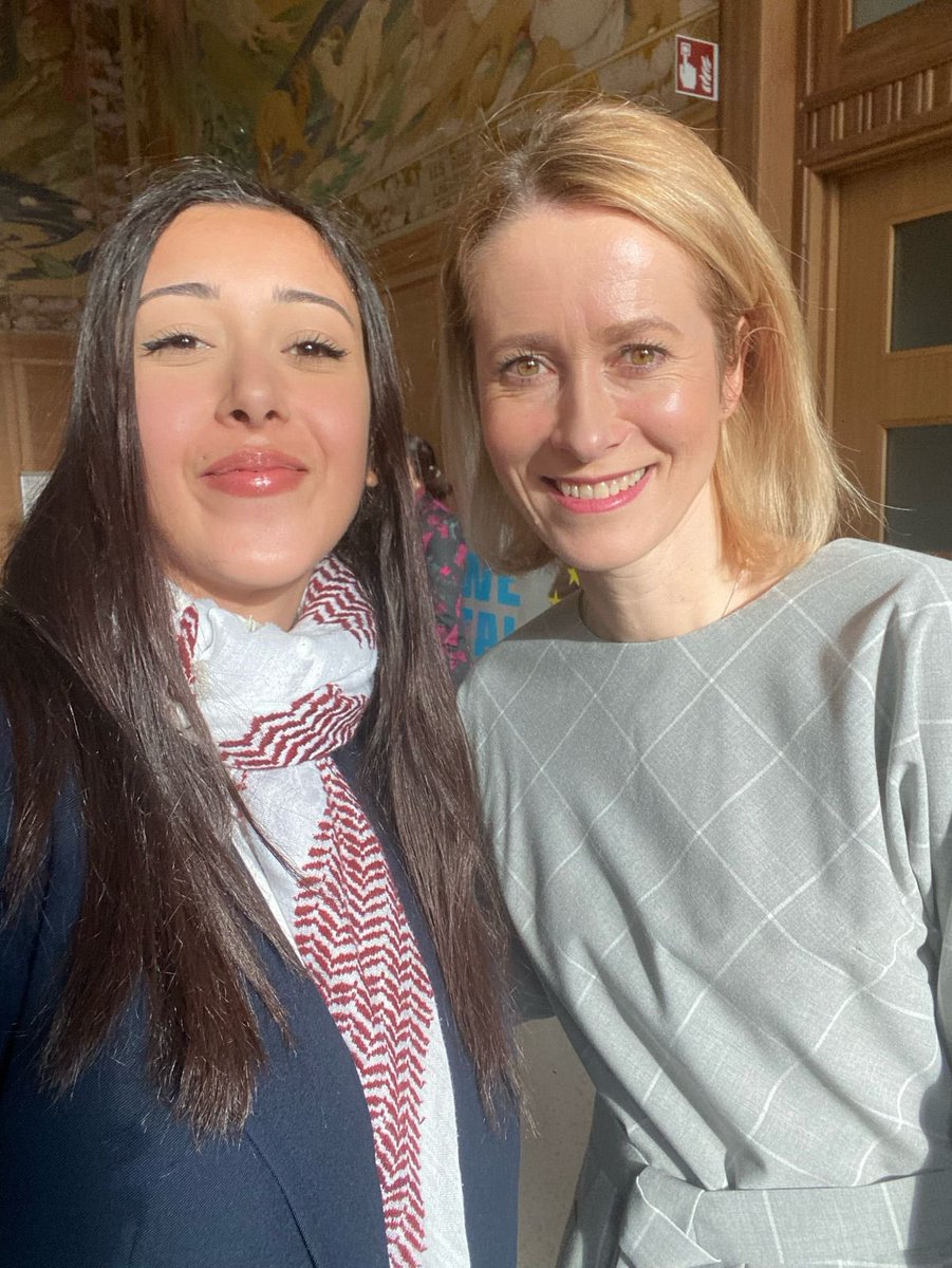 EUinSyria's tweet image. 📣 Syrian Youth at the 🇪🇺 
A very productive Youth Policy Dialogue with HRVP @kajakallas in Brussels! @anna_ohan represented Syria &amp;amp; with other youth members, shared experiences &amp;amp; drafted key recommendations to ensure that young voices play a role in shaping the future of Syria.