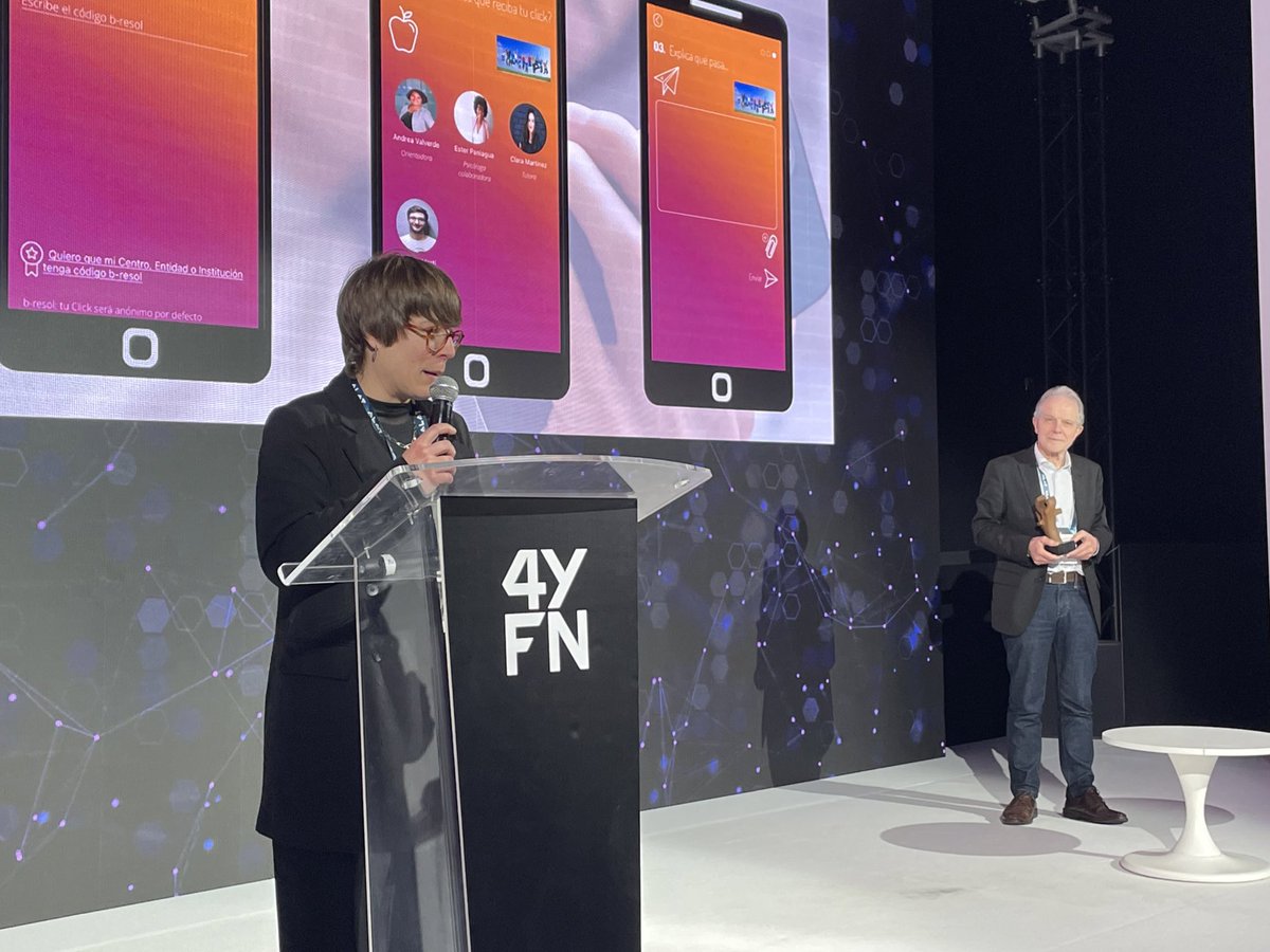 <a href="/OnoratoIA/">OnoratoAI</a> <a href="/MWCHub/">MWC</a> 🥈<a href="/b_resol/">b-resol</a> s’endú el segon Premi en Tecnologia Humanitària per la seva plataforma d’alertes digitals per centres educatius i esportius, amb la finalitat de preveure i detectar situacions de risc com bullying, trastorns alimentaris, entre d’altres. Felicitats! 🎉

#MWC25 <a href="/MWCHub/">MWC</a>