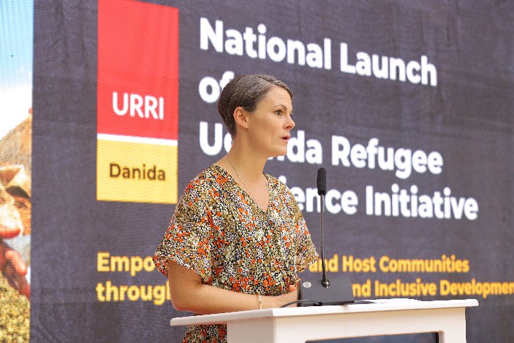 Signe Winding Albjerg (@dkambuganda) on Twitter photo Proud to launch <a href="/URRI_Danida/">Uganda Refugee Resilience Initiative (URRI)</a>!
🇺🇬 leads in the refugee response, hosting Africa’s largest refugee population. With rising pressures from conflict & climate change #URRI aims to enhance resilience & self-reliance in refugee & host communities🌱 Proud to launch <a href="/URRI_Danida/">Uganda Refugee Resilience Initiative (URRI)</a>!
🇺🇬 leads in the refugee response, hosting Africa’s largest refugee population. With rising pressures from conflict & climate change #URRI aims to enhance resilience & self-reliance in refugee & host communities🌱
