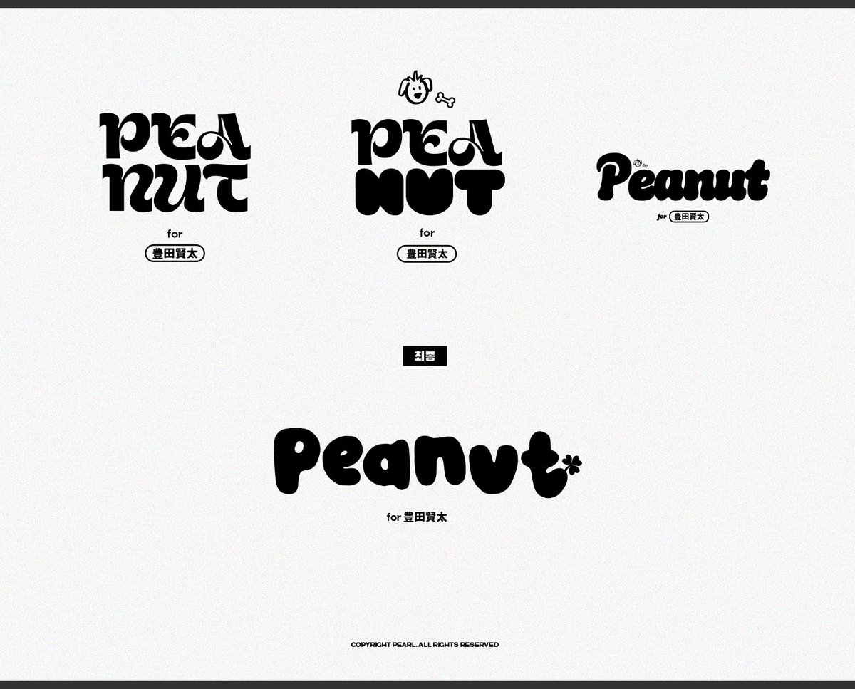 🔗  Peanut

 #로고디자인 #로고커미션 #디자인커미션