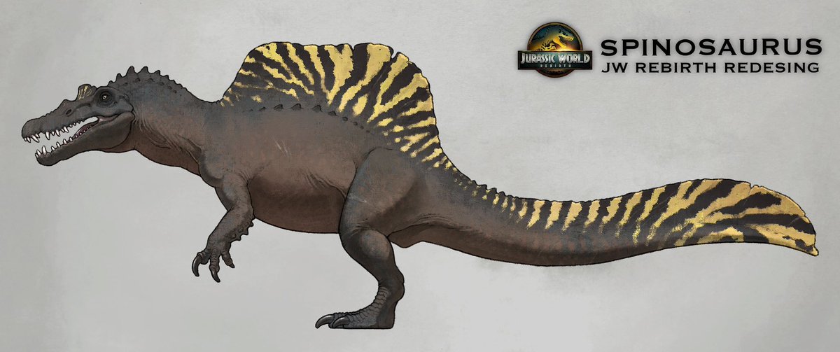 JW Rebirth spinosaurs redesign