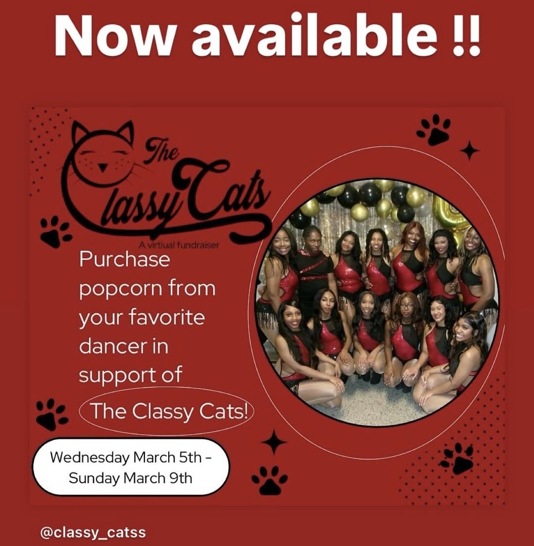 Our alumni captain is dancing at the University of Cincinnati and the Classy Cats need your assistance! Consider purchasing popcorn or donating popcorn to educators to help them out!
popup.doublegood.com/s/yu57i97z?fbc…