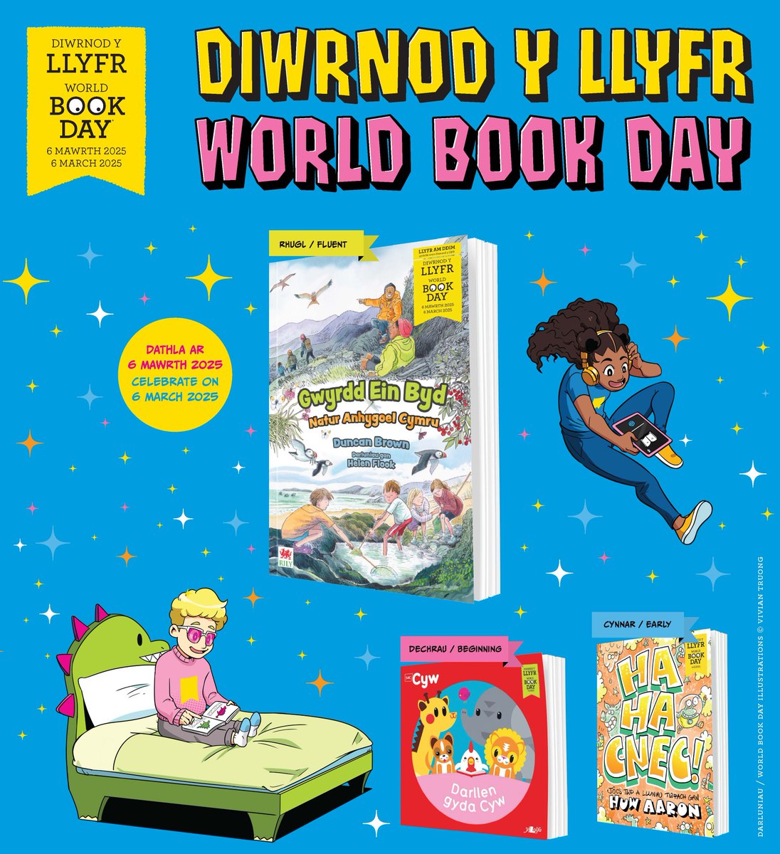 Welsh Government (@welshgovernment) on Twitter photo 📚 Celebrate #WorldBookDay by giving young readers the gift of a £1 book! 🌍
Encourage the next generation to discover the joy of reading. Let’s ensure every child has the opportunity to own their own book 📖
Learn more at llyfrau.cymru/en/digwyddiada…
<a href="/Books_Wales/">Books Council of Wales</a> 📚 Celebrate #WorldBookDay by giving young readers the gift of a £1 book! 🌍
Encourage the next generation to discover the joy of reading. Let’s ensure every child has the opportunity to own their own book 📖
Learn more at llyfrau.cymru/en/digwyddiada…
<a href="/Books_Wales/">Books Council of Wales</a>