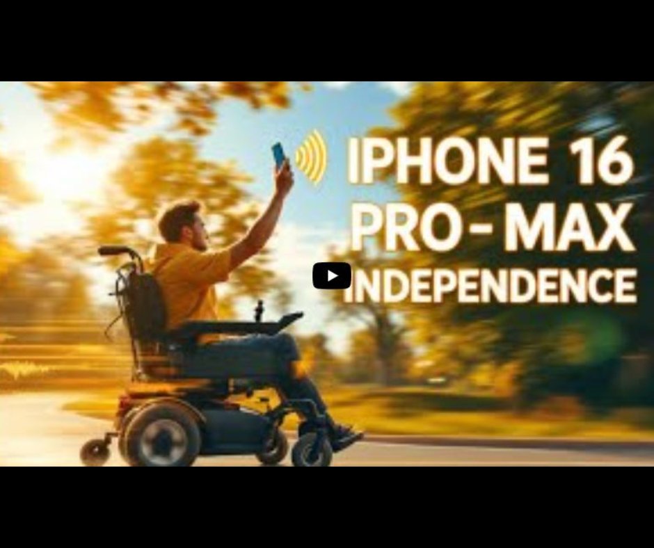 SPINALpedia's tweet image. iPhone 16 Pro Max accessibility features review spinalpedia.com/community/vide… #iphone16 #accessibilityfeatures #accessibletechnology