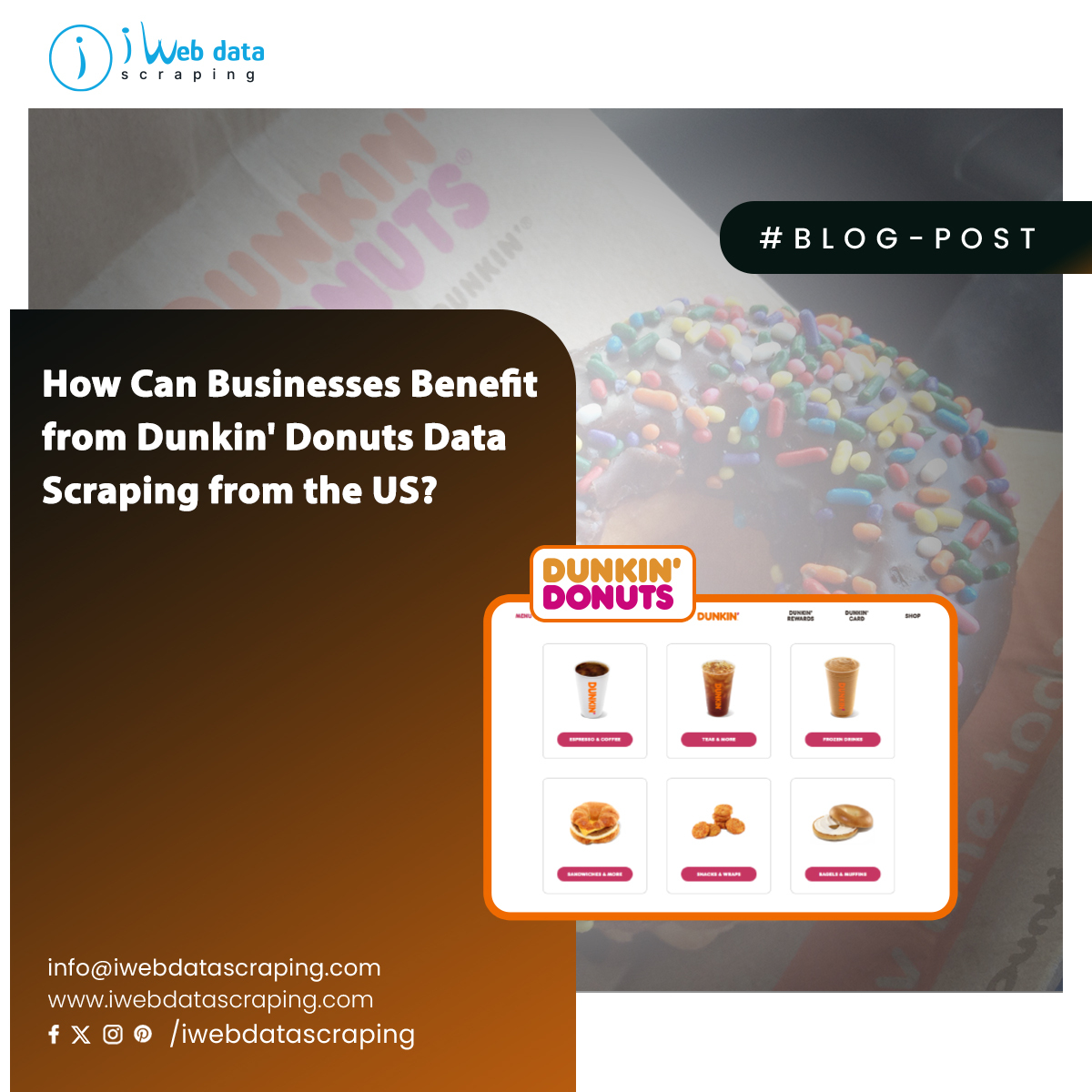 iwebdatascrape's tweet image. #DunkinDonutsDataScraping from the #US helps analyze #MenuPrices, #Storelocations, promotions, #CustomerReviews, and delivery #Trends.

Read more&amp;gt;&amp;gt;iwebdatascraping.com/dunkin-donuts-…

#DunkinDonuts #MarketInsights #USABusiness 
#Iwebdatascraping #USA #UAE #UK #India #Australia #Germany