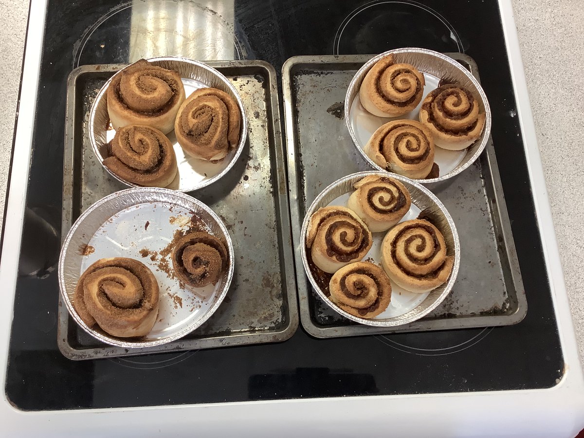 CHS FCT (@chsfct) on Twitter photo The FCT corridor smells amazing this morning with S3’s baking cinnamon buns! Just waiting on them cooling before adding the cream cheese topping 🍥<a href="/CraigmountHS/">Craigmount High School</a> The FCT corridor smells amazing this morning with S3’s baking cinnamon buns! Just waiting on them cooling before adding the cream cheese topping 🍥<a href="/CraigmountHS/">Craigmount High School</a>
