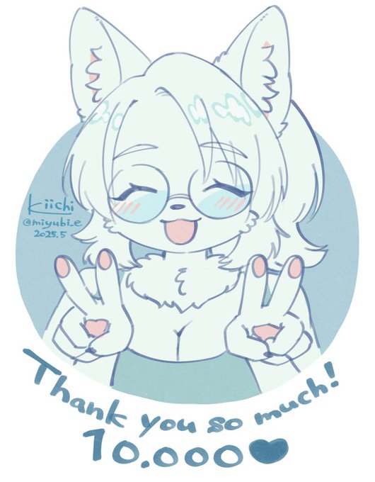 10,000♡Thank you so much! 