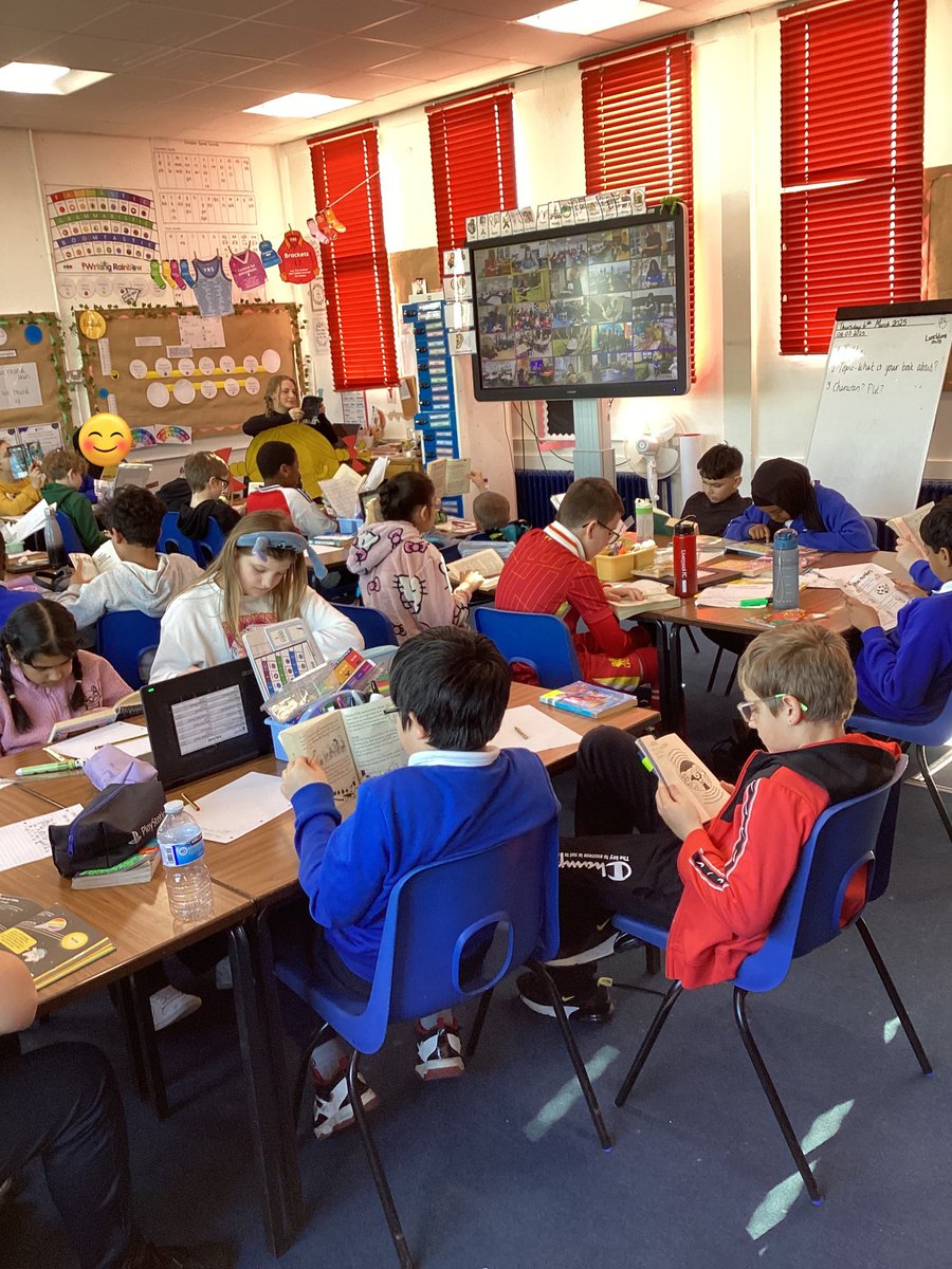 MowmacreHillPrimary (@mowmacrehill) on Twitter photo Y5 absolutely loved joining in with the <a href="/BBCLiveLessons/">BBC Live Lessons</a> where we learnt all about non-fiction and fiction texts, having the chance to create our own texts! We finished the lesson with a live moment where children across the country read their books for 60 seconds!
#WorldBookDay Y5 absolutely loved joining in with the <a href="/BBCLiveLessons/">BBC Live Lessons</a> where we learnt all about non-fiction and fiction texts, having the chance to create our own texts! We finished the lesson with a live moment where children across the country read their books for 60 seconds!
#WorldBookDay