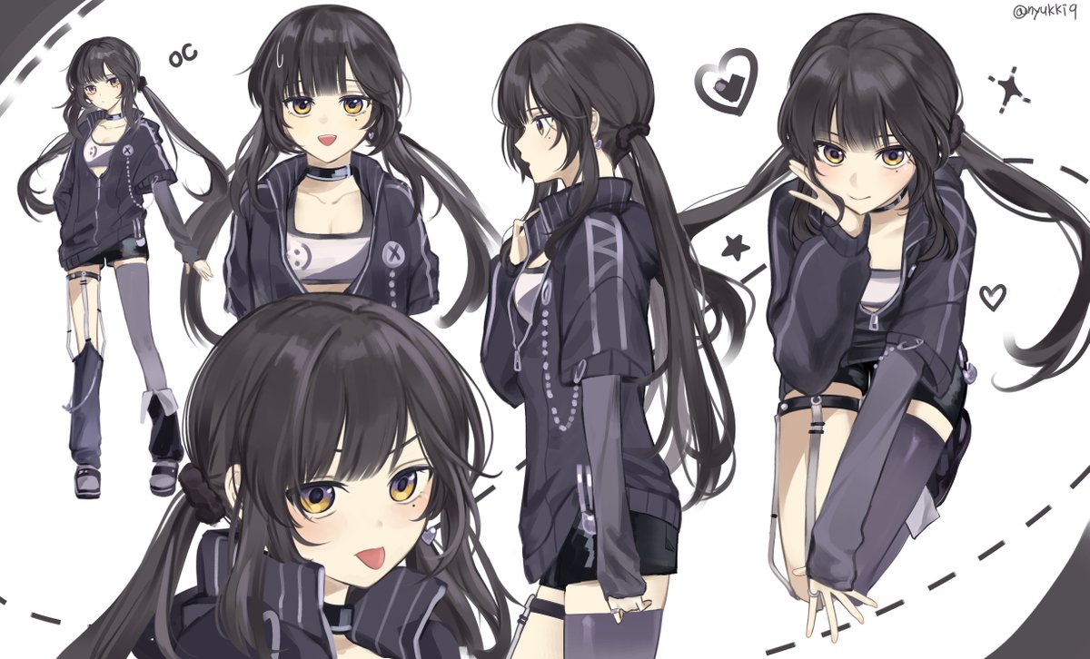 nyukki9's tweet image. #創作 #oc
💜🖤🤍
창작캐 습작
