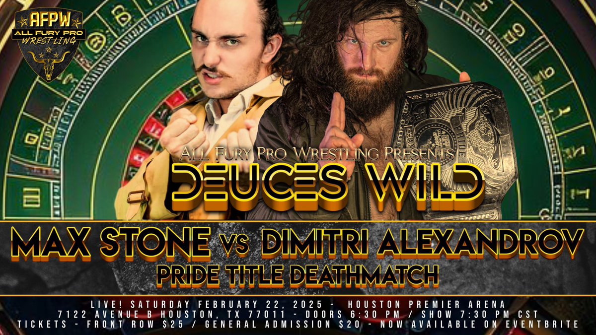 Relive the first ever full sanctioned Deathmatch in AFPW history as Maximus Stone squares off with Dimitri Alexandrov! 

⏯️: youtu.be/D_urXjhLpPM?si…