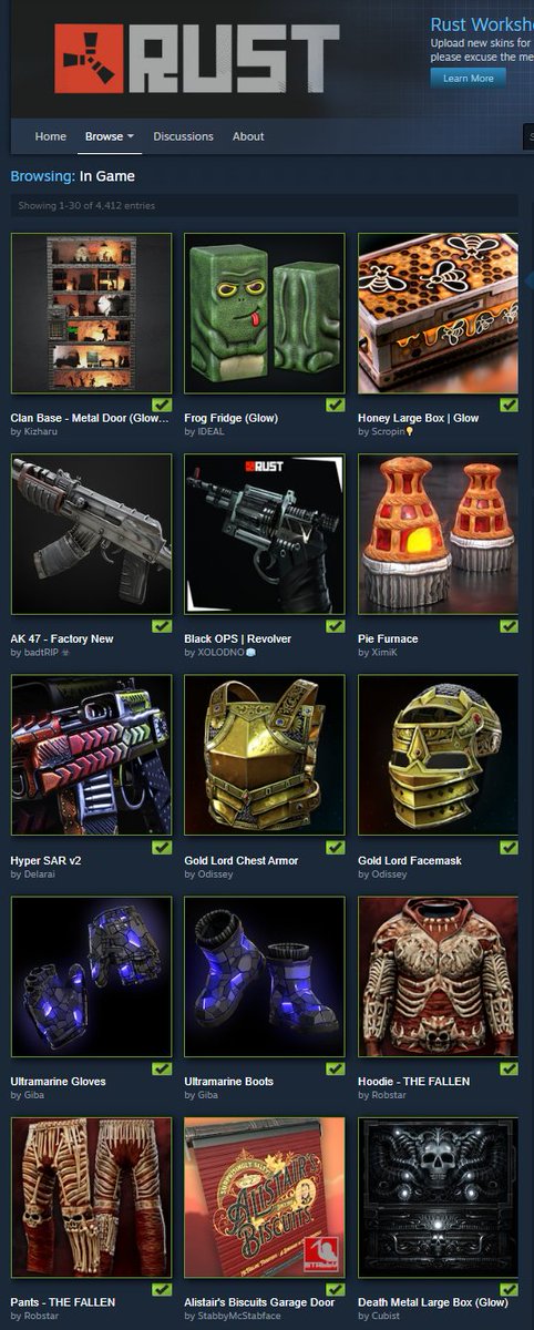 HedgesnVideos's tweet image. The Rust Store has rotated for March 6 2025.
#Rust #Playrust #Rustskins
I&apos;ll be streaming later to showcase the skins:
twitch.tv/hedgesn