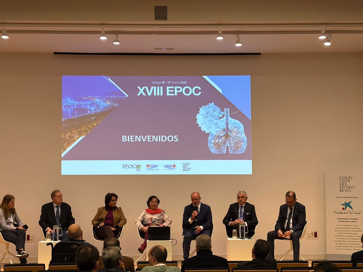 Sociedad Española de Medicina Interna (SEMI) (@sociedad_semi) on Twitter photo 📣 Inauguración oficial de #18EPOCSEMI a cargo de Dr. Sánchez Lora (Comité Organizador), Dra. Alonso Ortiz <a href="/balonsoortiz/">Belén Alonso Ortiz</a> (coordinadora <a href="/semiepoc/">SemiEPOC</a>), Dra. María Guil (<a href="/Sademi_MI/">SADEMI</a>), Dr. <a href="/JoseMPorcel/">José Manuel Porcel Pérez</a> (vicepresidente 1° SEMI), Dr. Navarro Merino (<a href="/Commalaga/">Médicos de Málaga | #medicosmalaga</a>), Sr. D. Carlos Bautista 📣 Inauguración oficial de #18EPOCSEMI a cargo de Dr. Sánchez Lora (Comité Organizador), Dra. Alonso Ortiz <a href="/balonsoortiz/">Belén Alonso Ortiz</a> (coordinadora <a href="/semiepoc/">SemiEPOC</a>), Dra. María Guil (<a href="/Sademi_MI/">SADEMI</a>), Dr. <a href="/JoseMPorcel/">José Manuel Porcel Pérez</a> (vicepresidente 1° SEMI), Dr. Navarro Merino (<a href="/Commalaga/">Médicos de Málaga | #medicosmalaga</a>), Sr. D. Carlos Bautista