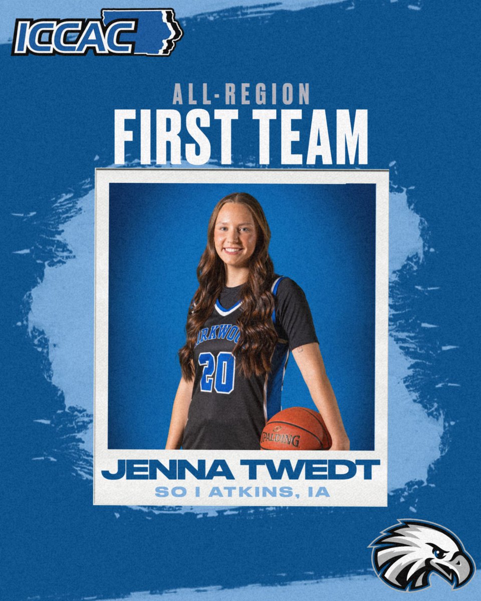 ＷＯＭＥＮ＇Ｓ ＢＡＳＫＥＴＢＡＬＬ

Congratulations to sophomore, Jenna Twedt, on earning ICCAC First Team All-Region honors!

#GoEagles🦅🏀 | 
<a href="/KCC_WBB/">Kirkwood Women's Basketball</a>