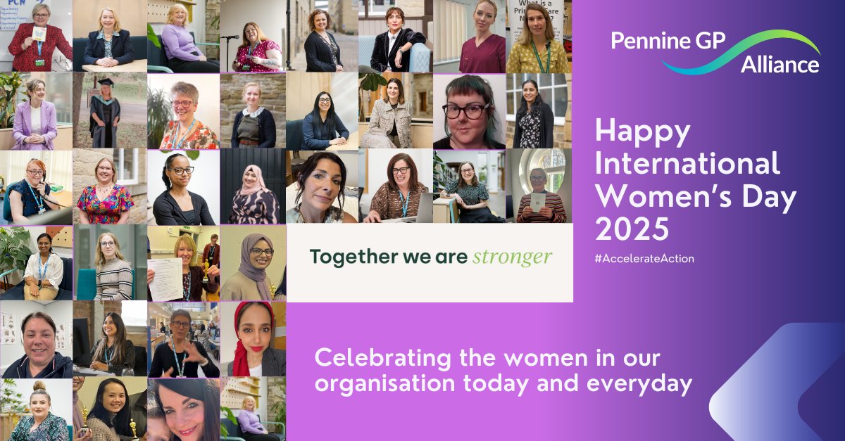 Happy International Women’s Day! 🌍

Today we celebrate the incredible women who make our workplace stronger. From board members &amp; senior leadership team collegues to those working with patients &amp; communities in #Calderdale everyday.

<a href="/calderdalecares/">Calderdale Cares</a> <a href="/womensday/">Women's Day</a> #AccelerateAction