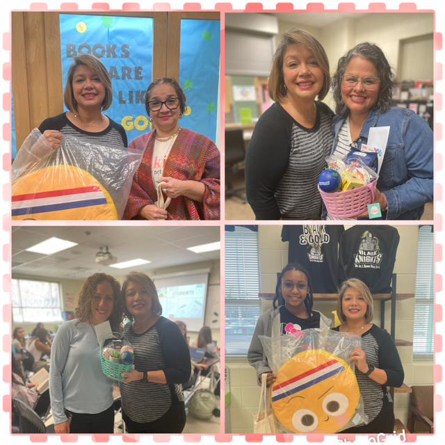 NISD_SEB's tweet image. Books galore, announcements, class meetings, and both student and teacher celebrations during #SELWeek @NISDBernal with the amazing @NISDLib librarian Ms. Gonzales and the amazing SEB Facilitator @SandraEspi65 ‼🤩