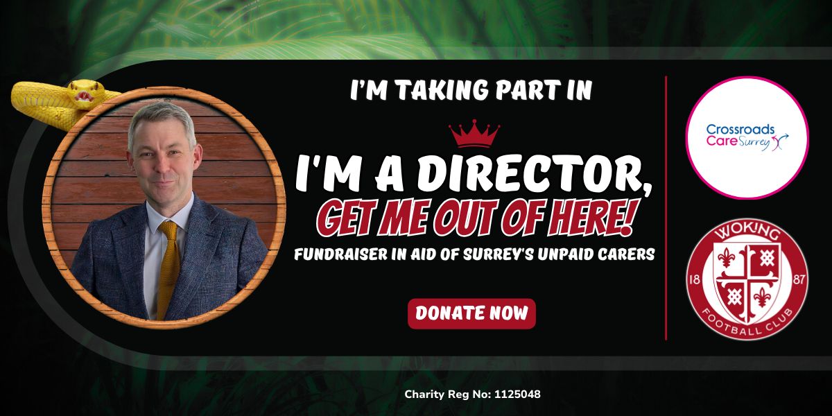 Will Forster MP 🔶 (@willforster) on Twitter photo I'm delighted to have already raised over £200 for <a href="/Crossroadsurrey/">Crossroads Care Surrey</a> "I'm a Director - Get me out of here!" 2025. Thank you very much to all who have donated!
£1000 could fund up to 11 weeks of respite for an unpaid carer so please donate if you can: buff.ly/41yhfi6 I'm delighted to have already raised over £200 for <a href="/Crossroadsurrey/">Crossroads Care Surrey</a> "I'm a Director - Get me out of here!" 2025. Thank you very much to all who have donated!
£1000 could fund up to 11 weeks of respite for an unpaid carer so please donate if you can: buff.ly/41yhfi6