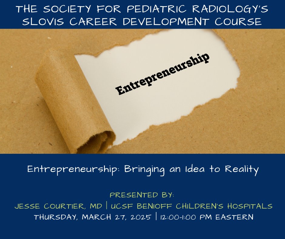 The Society for Pediatric Radiology (@socpedrad) on Twitter photo Please join <a href="/SocPedRad/">The Society for Pediatric Radiology</a> for its March Slovis Course webinar, where <a href="/JesseCourtier/">Jesse Courtier, MD</a> will share his wisdom and experience. Online & FREE! Register: bit.ly/4h1EEww. Join us! Please join <a href="/SocPedRad/">The Society for Pediatric Radiology</a> for its March Slovis Course webinar, where <a href="/JesseCourtier/">Jesse Courtier, MD</a> will share his wisdom and experience. Online & FREE! Register: bit.ly/4h1EEww. Join us!