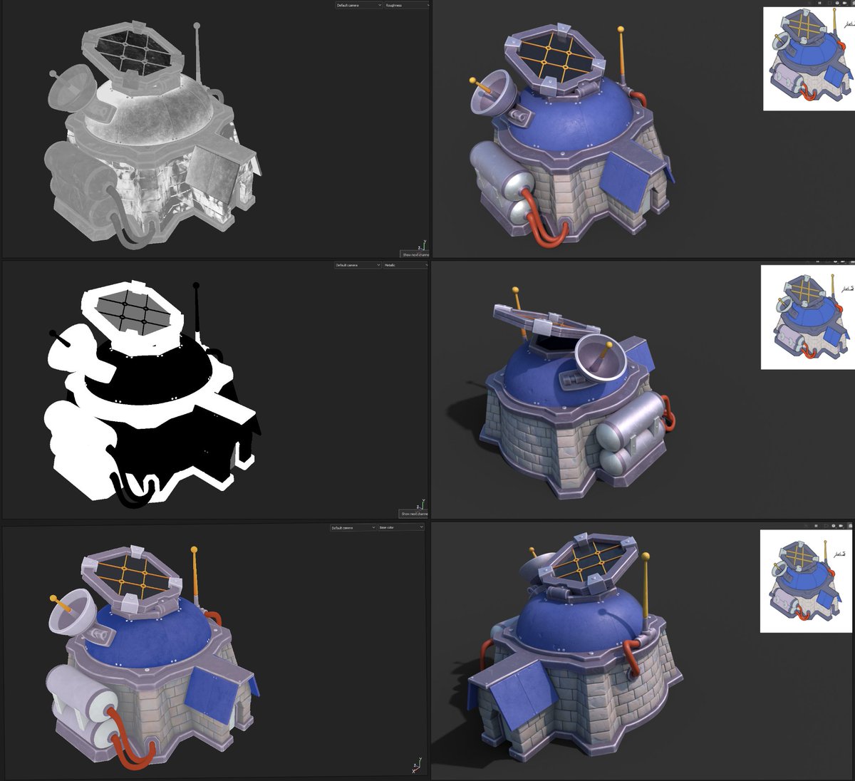 📢 R&amp;D is ongoing in Heroes of Mavia! 🏗️⚡
The Laboratory Building evolves through 6 levels, using a modular design for seamless upgrades &amp; visual storytelling.

How would you enhance your troops? 🛠️🔥

#HeroesOfMavia #ModularDesign #3DModeling #GameAssets #UnrealEngine #Stylized