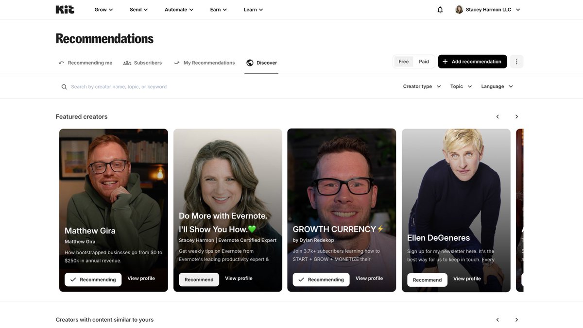 3 members of Growth In Reverse Pro featured on <a href="/kit/">Kit</a>’s Creator Network today.

How cool is that?!