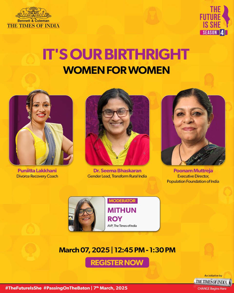 Timestream11's tweet photo. Women uplifting women—because empowerment begins with us! Join this inspiring session where leading voices share insights on resilience, support, and driving change together. 🌟

📅 Date: March 7, 2025
⏰ Time: 12:45 PM - 1:30 PM https://t.co/V3fX3lyNXO