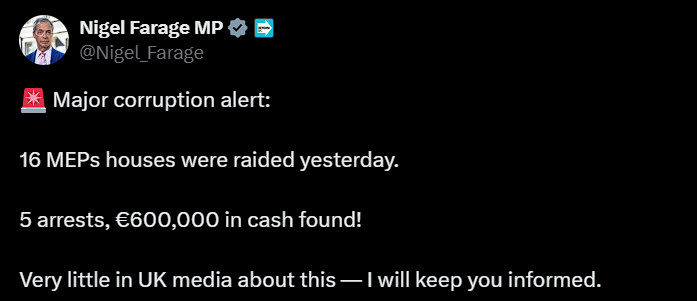 Twotter90752667's tweet image. To meet challenges… and drain our wallets into their endless bureaucracy and corruption!  

#Qatargate (2022–Present)
Von der Leyen Procurement Scandal (2018–2020)  
#PfizerGate  
#LuxLeaks
@PanamaPapersDoc 
#NordStream
Cash-for-Amendments Scandal (2011–2015-2021-2022)
Hungary’s