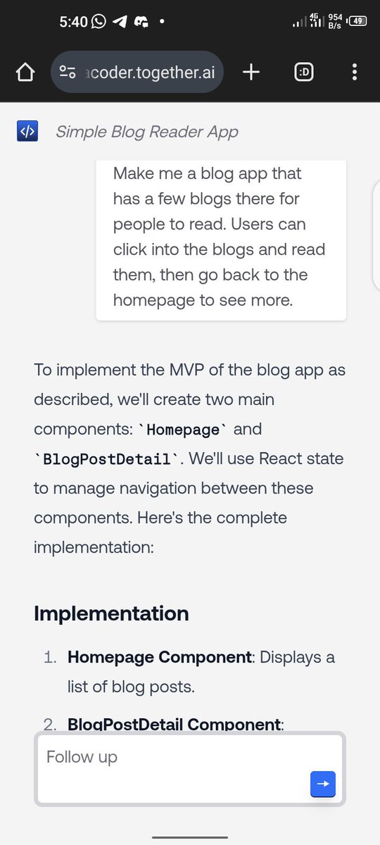impeccable_ike's tweet image. #TogetherAi, #LlamaCoder help&apos;s to bring your ideas to reality as a developer.
#ALX_AiSK