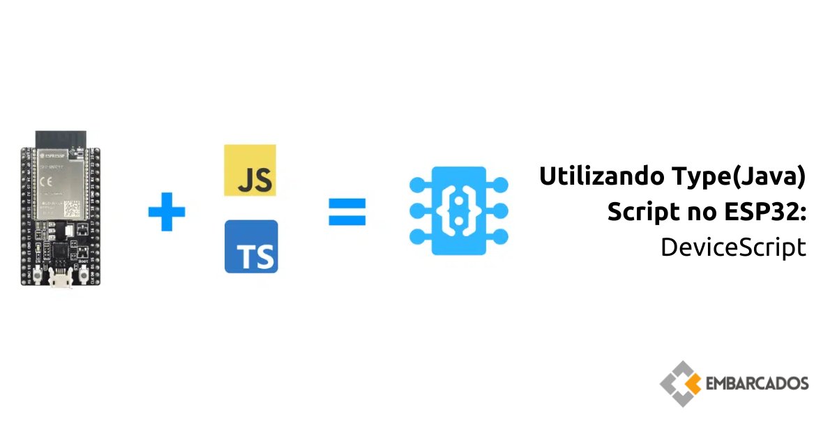 embarcados's tweet image. No artigo você descobre o que é o DeviceScript, como ele funciona e como ele pode facilitar o desenvolvimento de projetos embarcados. 📚🔧
Contribuição Bruno Dias
🔗 Leia aqui: embarcados.com.br/utilizando-typ…
#DeviceScript #TypeScript #ESP32 #Inovação #Tecnologia
