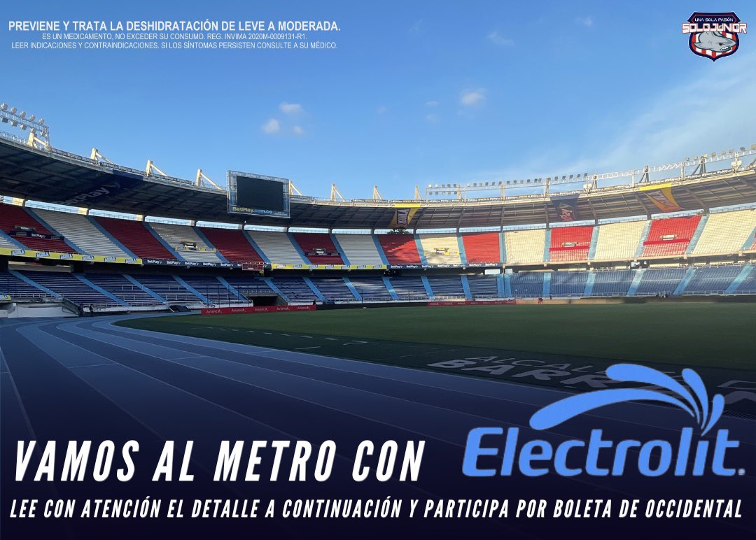 ‼️ • ¿Quieres ir a Junior vs Millonarios el domingo?

Da RT a este tuit y responde, en qué minuto del partido Junior vs América de esta noche se anotará el primer gol, y gana boleta de occidental alta. 

Ejemplo: "Minuto 20".

Condiciones 👇