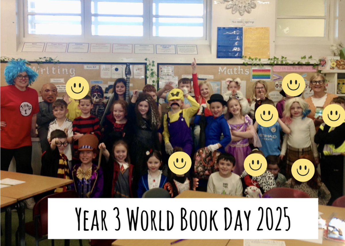 Year 3 had a blast celebrating World Book Day! Can you spot any of your favourite book characters? 📚📖