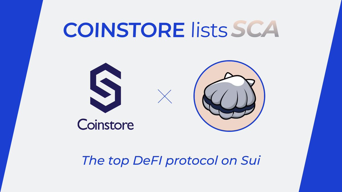 Tap into new DeFi realms on Sui with Scallop! A secure, innovative money market with exceptional quality. Get your $SCA today

👇
<a href="/Scallop_io/">Scallop</a> (x.com/Scallop_io) <a href="/CoinstoreExc/">Coinstore</a> (x.com/CoinstoreExc

#Coinstore #SCA  
<a href="/Scallop_io/">Scallop</a> <a href="/CoinstoreExc/">Coinstore</a>