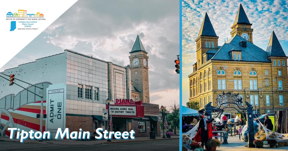 IndianaOCRA's tweet image. @LGMicahBeckwith and OCRA today announced 15 organizations have been recognized as Indiana Main Street programs or have moved into a new Indiana Main Street level. 

Congratulations to the following organizations!

🔵Indiana Accredited Main Streets

🧵
