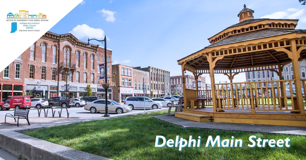 IndianaOCRA's tweet image. @LGMicahBeckwith and OCRA today announced 15 organizations have been recognized as Indiana Main Street programs or have moved into a new Indiana Main Street level. 

Congratulations to the following organizations!

🔵Indiana Accredited Main Streets

🧵