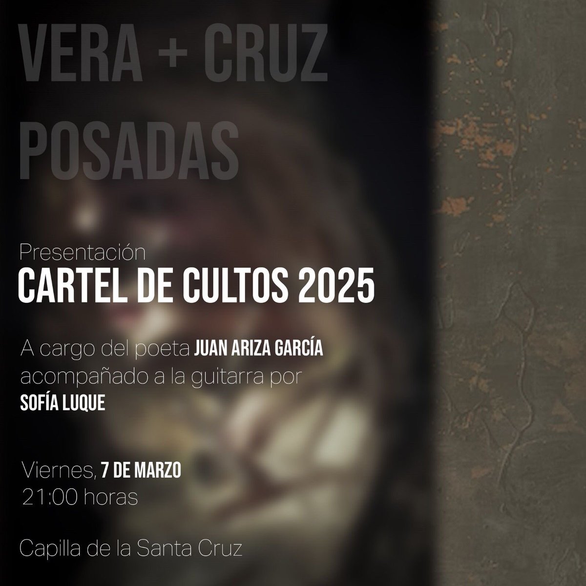 Mañana, como cada primer viernes de cuaresma, se celebrará la presentación del cartel de cultos de la Hermandad. Os esperamos