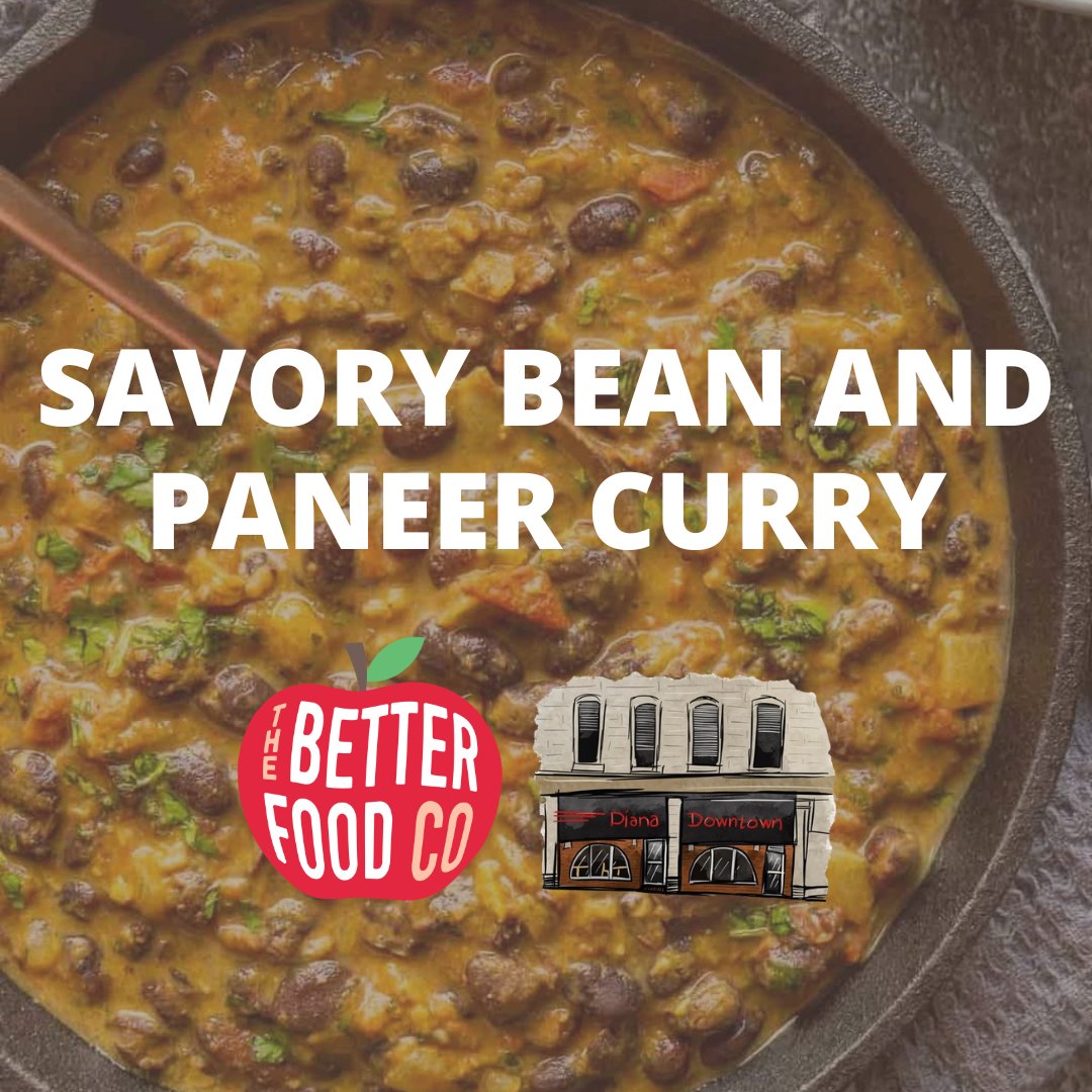 This month we're offering a Savory Bean and Paneer Curry. Packed with rich flavors and a perfect blend of spices, this dish combines hearty beans and creamy paneer in a curry that will warm you from the inside out. 

Available now! betterfoods.ca/products/savor…

#betterfoods