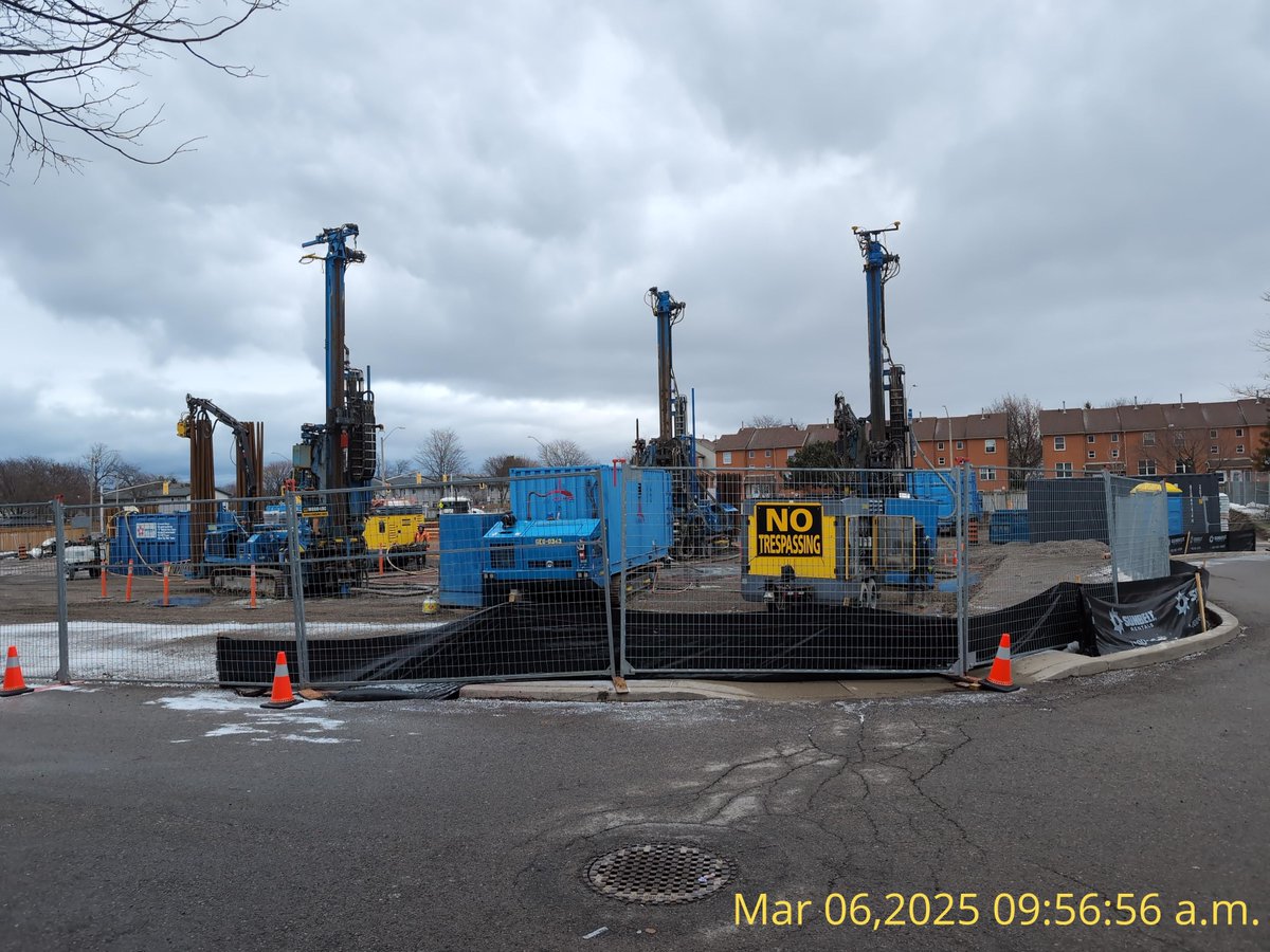 Work has started at our new 124 unit #affordablehousing apartment building in #Ward7 in #HamOnt .

Boreholes for the #geothermal system are being drilled.

<a href="/PaulsEsther/">Councillor Esther Pauls (Hamilton Ward 7)</a> <a href="/lisahepfner/">Lisa Hepfner</a> <a href="/MCirielloMPP/">Monica Ciriello</a> 

<a href="/CMHC_ca/">CMHC</a> <a href="/FCM_online/">Federation of Canadian Municipalities</a> <a href="/NewMarketFunds/">New Market Funds</a> <a href="/ONPHA/">Ontario Non-Profit Housing Association (ONPHA)</a> <a href="/CHRA_ACHRU/">CHRA-ACHRU</a>