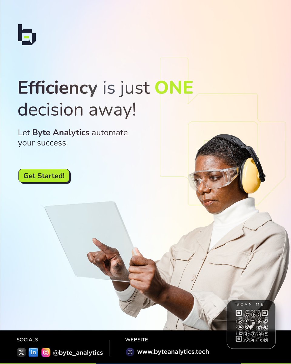 ByteAnalytics_'s tweet image. Automation is the future of business! Streamline your processes, save time, and focus on what truly matters.
💡 Not sure where to start? At Byte Analytics, we provide custom automation solutions tailored to your needs.
#BusinessAutomation #ByteAnalytics #DataSolution #Efficiency