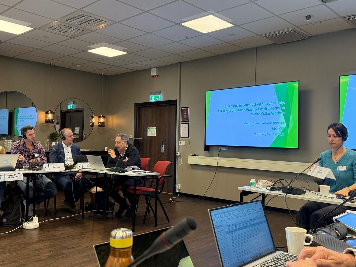 #Sollentuna (#Svezia) secondo Workshop Efbww del progetto Step Up sul tema “Organizzare i lavoratori delle costruzioni e legno con focus sui colletti bianchi”. Claudio Sottile, segretario nazionale Filca: "In #edilizia: bisogna puntare su #formazione, #giovani, #migranti".