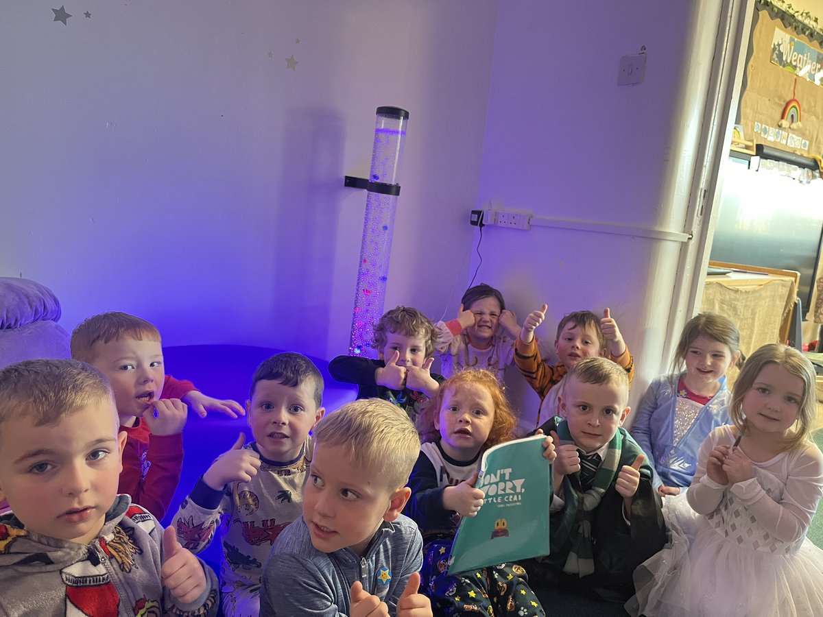 GCPSReception's tweet image. We set off on an exciting story adventure, traveling through the sea, the beach, Antarctica, the woods, and even into space! At each stop, we read a story that brought the setting to life. @GreenfieldsCPS