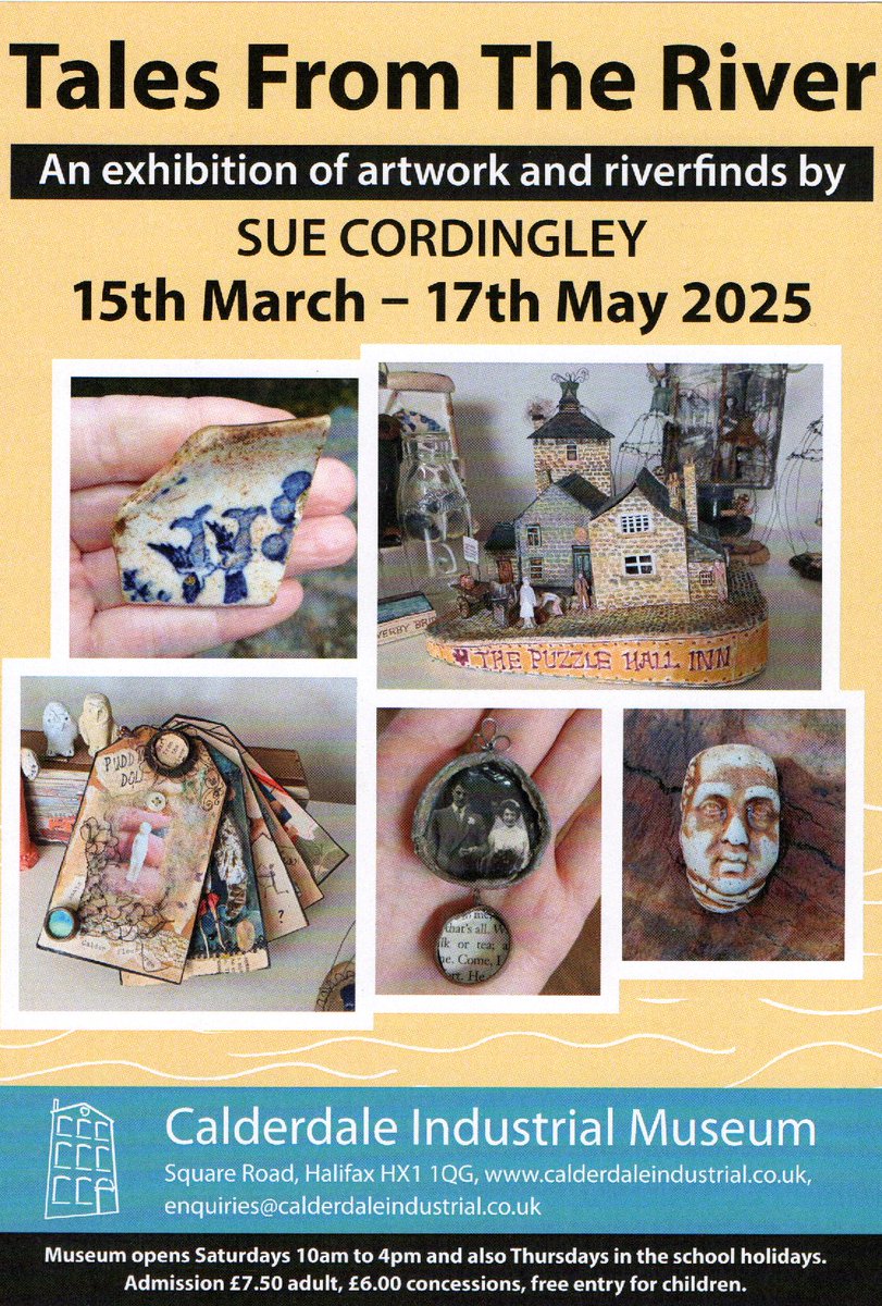 We are delighted to announce that the brand new exhibition in the Terry Sutton Gallery at Calderdale Industrial Museum will be an exhibition featuring the work of Sue Cordingley. 
Find out more about visiting the museum at calderdaleindustrial.co.uk