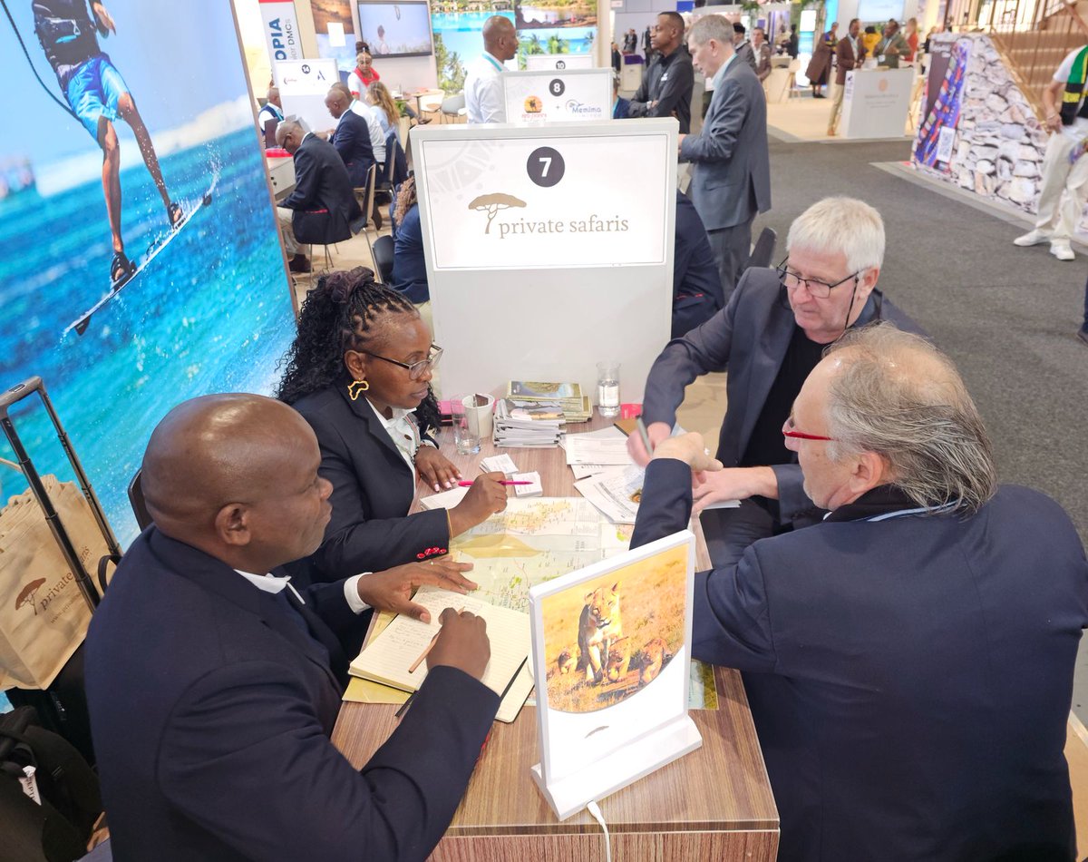 magicalkenya's tweet photo. At #ITB2025, @MagicalKenya engaged global trade partners with a bold message: Kenya is the next big adventure destination.
From ⛰ mountains to 🌊 coastlines, Kenya offers more than just safaris.
#MagicalKenya #KenyaAtITB2025 #RealDeal #VisitKE #BucketlistDestination #ITBBerlin2025