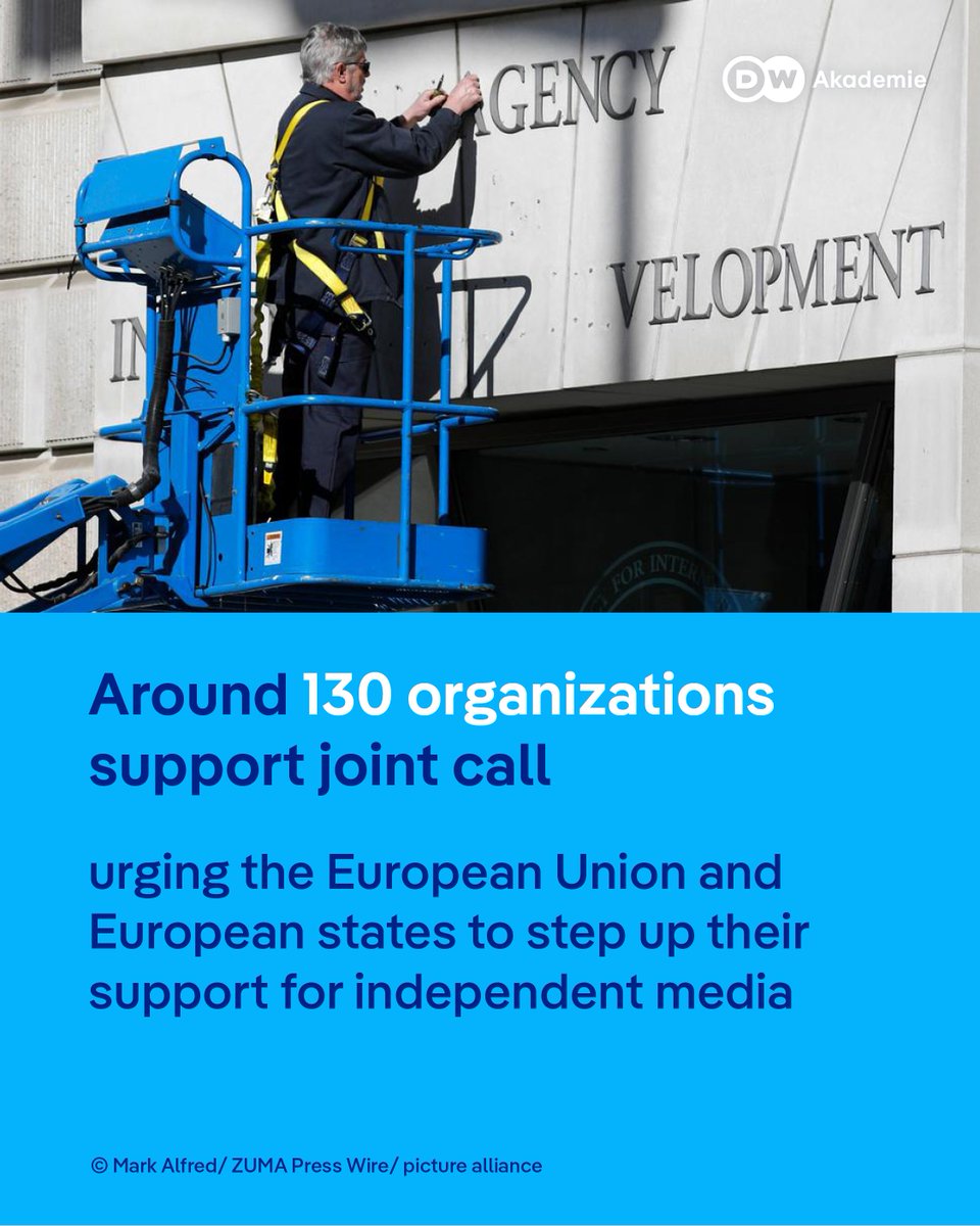 Already around 130 organizations have signed our call for more European support for independent media, initiated together with <a href="/CFImedias/">CFImedias</a>, <a href="/FondHirondelle/">Fondation Hirondelle</a>  and <a href="/IMSforfreemedia/">IMS</a> .
We're very grateful for every one of them!
Reliable information saves lives, fosters accountability