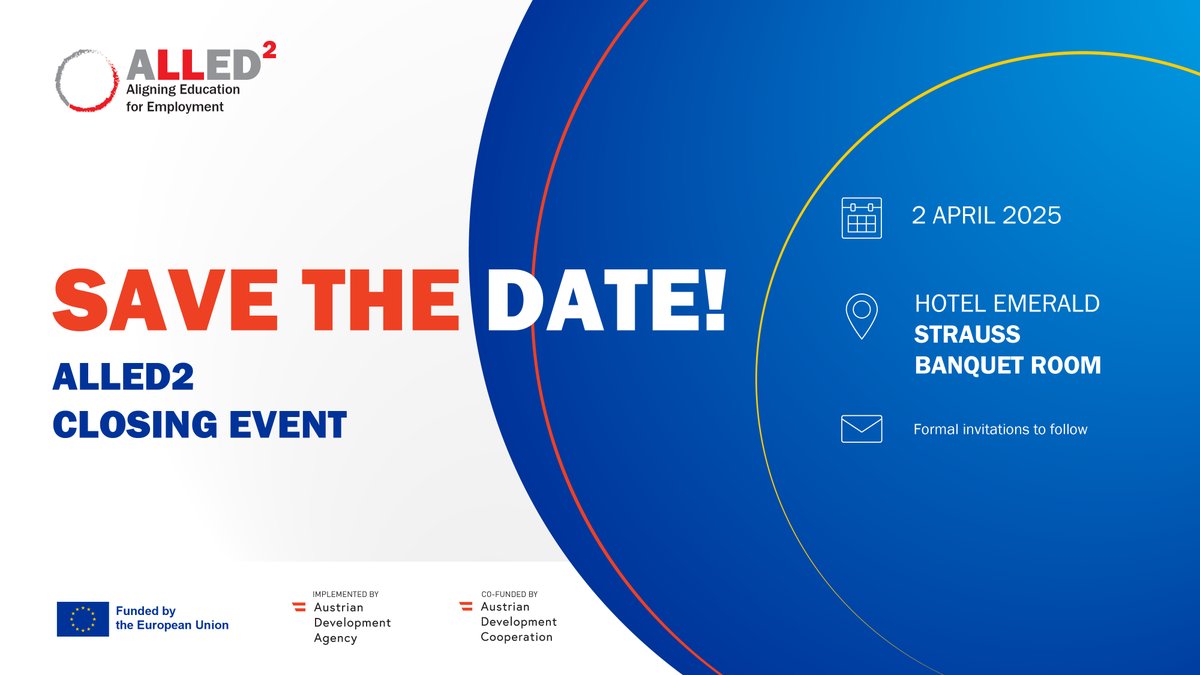 ALLED 2 (@alled_2) on Twitter photo 📌Save the Date - 2 April 2025 🔔
<a href="/SBoshtrakaj/">Skender Boshtrakaj</a>
<a href="/EUKosovo/">European Union in Kosovo</a>
<a href="/AustrianDev/">AustrianDev</a>
<a href="/ADCinKosovo/">ADC in Kosovo</a> 📌Save the Date - 2 April 2025 🔔
<a href="/SBoshtrakaj/">Skender Boshtrakaj</a>
<a href="/EUKosovo/">European Union in Kosovo</a>
<a href="/AustrianDev/">AustrianDev</a>
<a href="/ADCinKosovo/">ADC in Kosovo</a>