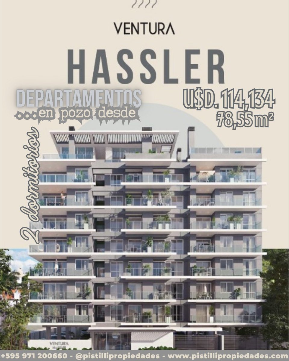 Pistilli Propiedades - VENDO DEPARTAMENTOS EN POZO BARRIO MARISCAL ESTIGARRIBIA &amp;quot;VENTURA HASSLER&amp;quot;, City Asunción pistillipropiedades.com/property/182