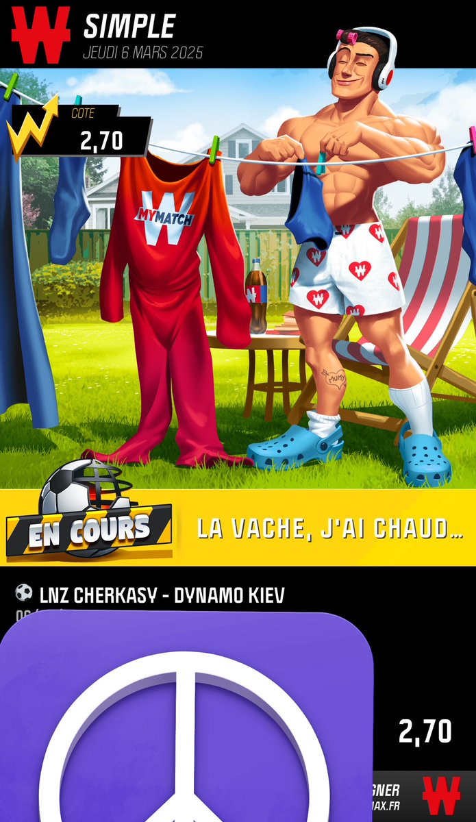 Second prono dispo sur telegram 
C’est pareil c’est un match truqué donc c’est du 100%

t.me/+nOs-fuuMV4gwN…
#TeamParieur