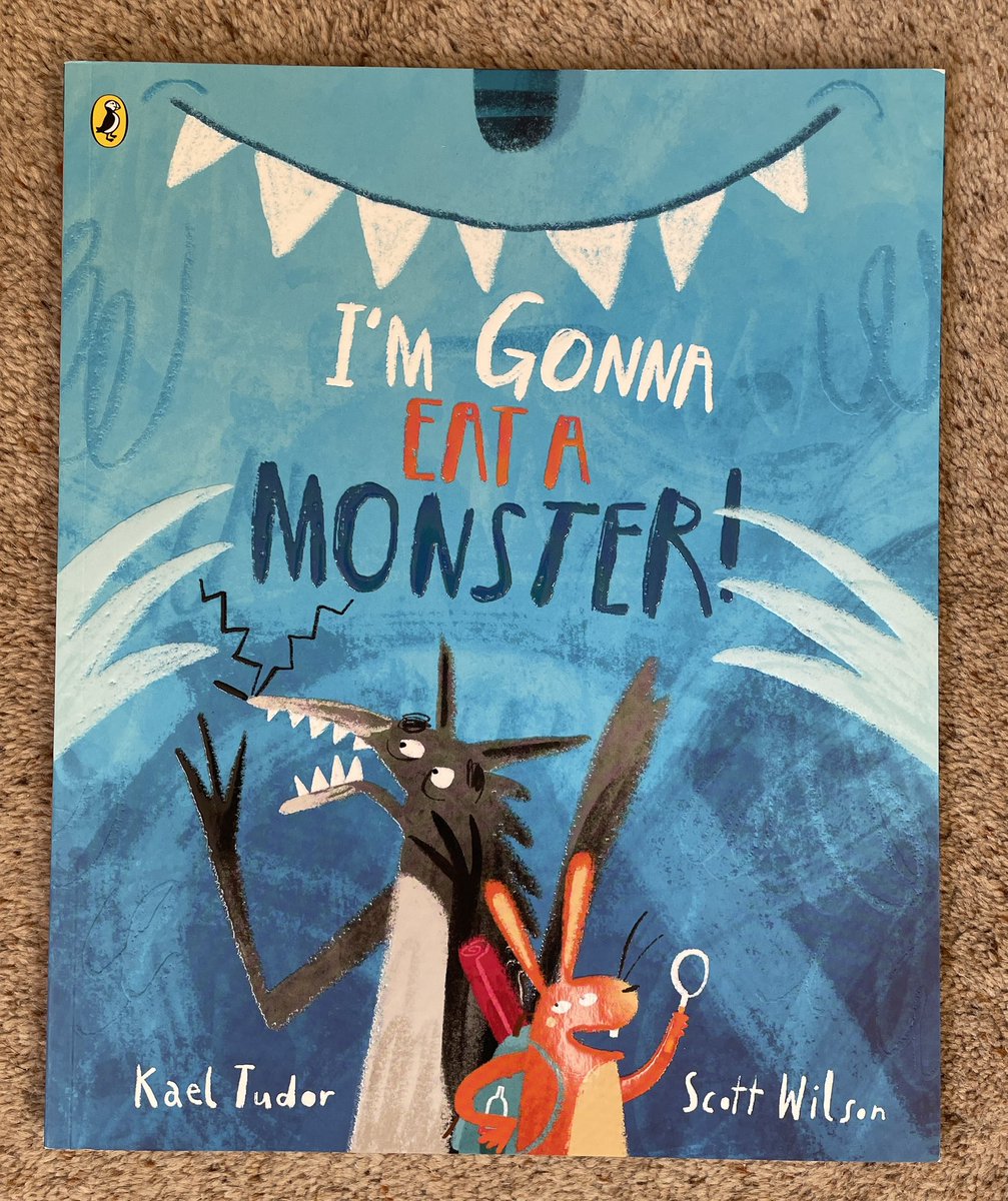 Brilliantly hilarious and out today. I’m Gonna Eat A Monster by Kael Tudor and Scott Wilson is picturebook genius!
