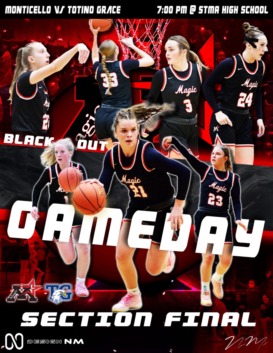 Monticello Magic (@monticellomagic) on Twitter photo SECTION FINAL GAMEDAY!
Monticello vs. Totino-Grace
7:00 p.m. @ STMA High School
Livestream: youtube.com/@STMALive/stre…
Theme: Blackout
#MontiMagic
Awesome graphic by <a href="/nathanmayer02/">Nathan Mayer</a>! SECTION FINAL GAMEDAY!
Monticello vs. Totino-Grace
7:00 p.m. @ STMA High School
Livestream: youtube.com/@STMALive/stre…
Theme: Blackout
#MontiMagic
Awesome graphic by <a href="/nathanmayer02/">Nathan Mayer</a>!