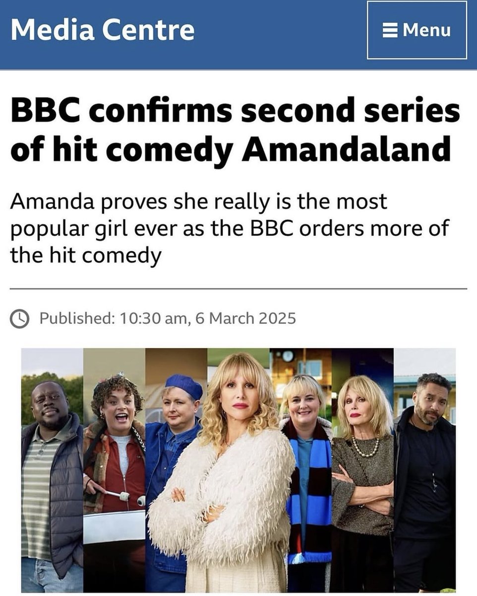 Bloomfields Welch (@bwmgt) on Twitter photo to announce <a href="/RochendaSandall/">Rochenda Sandall</a> and #Amandaland family are returning for a second series! Cast by #rachelsheridancasting @mermantvfilm <a href="/BBCOne/">BBC One</a> <a href="/BBCiPlayer/">BBC iPlayer</a> to announce <a href="/RochendaSandall/">Rochenda Sandall</a> and #Amandaland family are returning for a second series! Cast by #rachelsheridancasting @mermantvfilm <a href="/BBCOne/">BBC One</a> <a href="/BBCiPlayer/">BBC iPlayer</a>