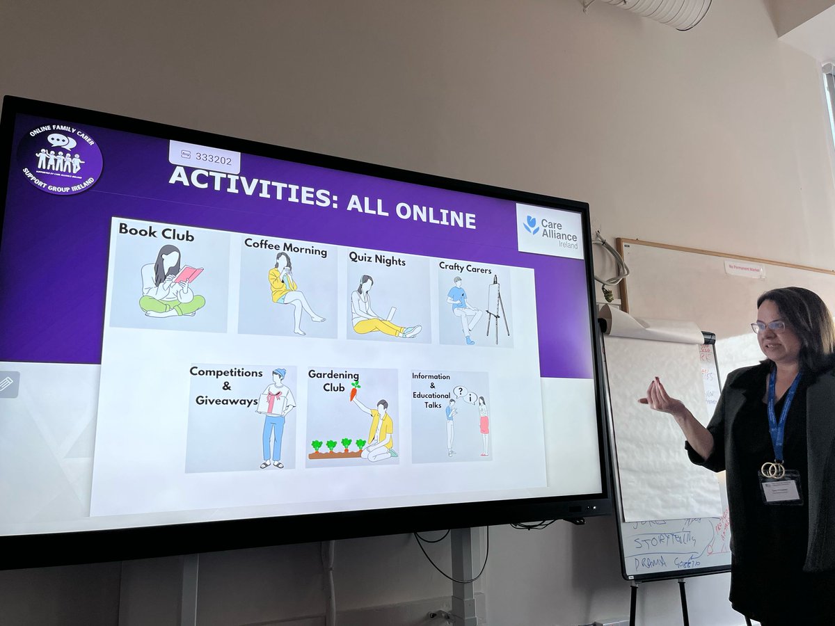 Care Alliance Ireland (@careallianceirl) on Twitter photo Our Online Family Carer Support Project Manager Tara presenting at #TheConf 2025 in <a href="/TCD_SNM/">School of Nursing & Midwifery, TCD</a> earlier today. Such an interesting conference today! Our Online Family Carer Support Project Manager Tara presenting at #TheConf 2025 in <a href="/TCD_SNM/">School of Nursing & Midwifery, TCD</a> earlier today. Such an interesting conference today!